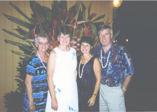 Dorthy_Mom_and BobKat at the luau